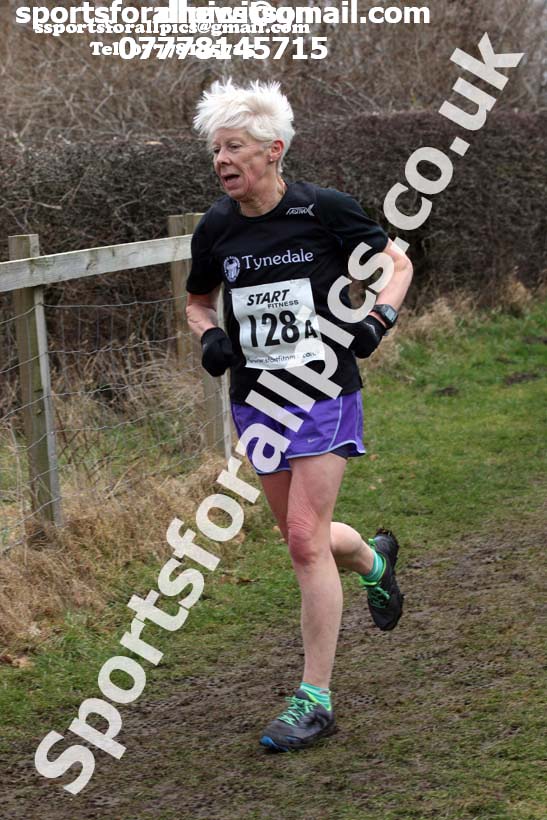 Senior and veteran womens 2018 Durham Cathedral Cross Country Relay. Photo:  David T. Hewitson/Sports for All Pics